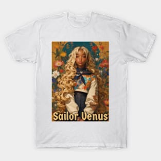 Floral Sailor Venus T-Shirt